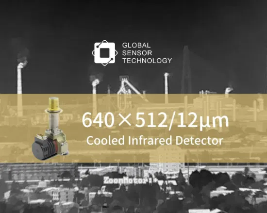 Capteur thermique infrarouge MWIR à ondes moyennes de 640 x 512 pixels refroidi par cryogénie
